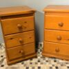 Matching Pair Of Pine Bedside Cabinets
